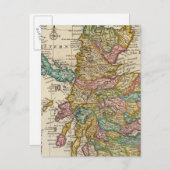 Nieuwe en correcte kaart van Schotland en de eilan (Voorkant / Achterkant)