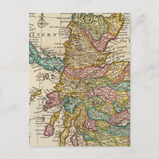 Nieuwe en correcte kaart van Schotland en de eilan (Voorkant)