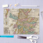 Nieuwe en correcte kaart van Schotland en de eilan Tissuepapier (Craft)