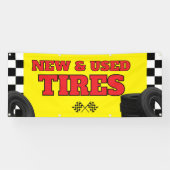 Nieuwe en gebruikte banden aangepaste banner (Horizontaal)