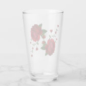 Nieuwe en unieke rozen bloemenglazen en kopjes glas (Achterkant)