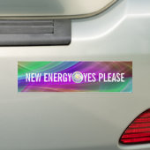 NIEUWE ENERGIE - JA GEFUST BUMPERSTICKER (Op auto)