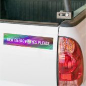 NIEUWE ENERGIE - JA GEFUST BUMPERSTICKER (Op Truck)