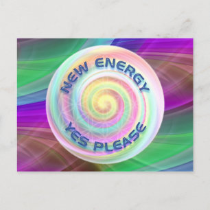 NIEUWE ENERGIE - JA GELIEVE TE VERGELIJKEN BRIEFKAART