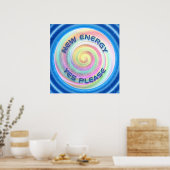 NIEUWE ENERGIE - JA GELIEVE - water Poster (Keuken)