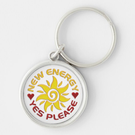 NIEUWE ENERGIE ZON SLEUTELHANGER (Voorkant)