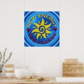 NIEUWE ENERGIESZON - water Poster (Keuken)