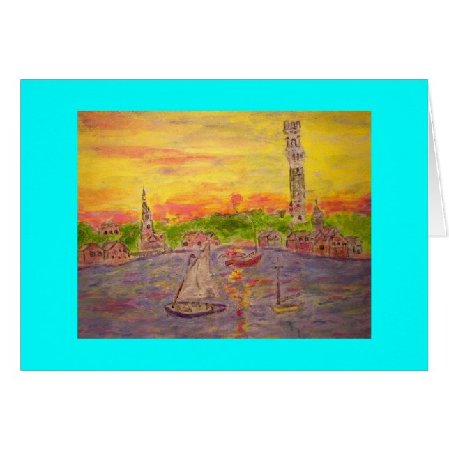 nieuwe engelse zonsondergang (Voorkant Horizontaal)