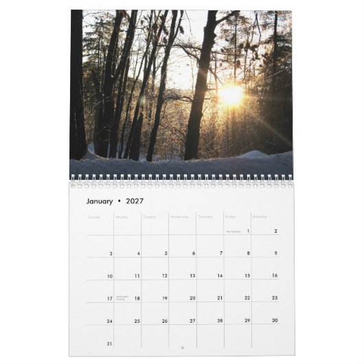 Nieuwe Engelstalige fotokalender Kalender (Jan 2027)