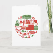 Nieuwe Engelstalige pictogrammen Kaart (Voorkant)