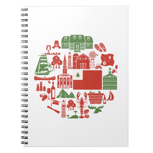 Nieuwe Engelstalige pictogrammen Notitieboek (Voorkant)