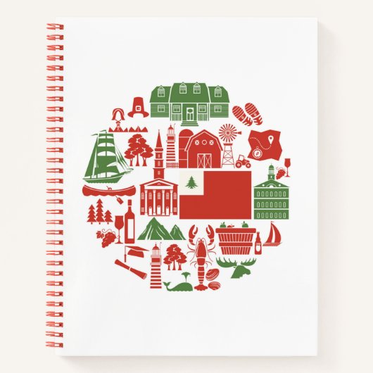 Nieuwe Engelstalige pictogrammen Notitieboek (Voorkant)