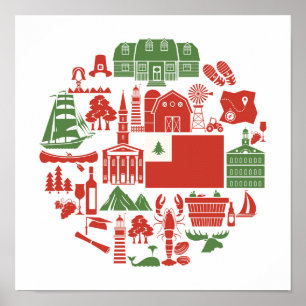 Nieuwe Engelstalige pictogrammen Poster