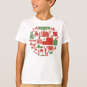 Nieuwe Engelstalige pictogrammen T-shirt