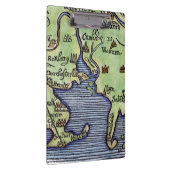 NIEUWE ENGLAND KAART 1677 KLEMBORD (Rechts)