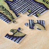 NIEUWE ENGLAND KAART 1677 LEGPUZZEL (Zijkant)