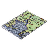 NIEUWE ENGLAND KAART 1677 NOTITIEBOEK (Linkerzijde)