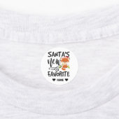 Nieuwe favoriet voor kerstman labels (Aangebracht)