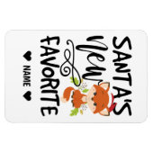 Nieuwe favoriet voor kerstman magneet (Horizontaal)