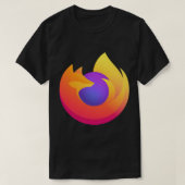 Nieuwe Firefox 2020-Logo ticker T-shirt (Design voorkant)