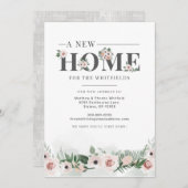 Nieuwe Floral van het Huis Verandering van Adres B Aankondiging (Voorkant / Achterkant)