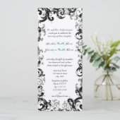 Nieuwe formaten 4.25x9.25 Fancy de Uitnodiging van (Staand voorkant)