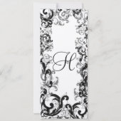 Nieuwe formaten 4.25x9.25 Fancy de Uitnodiging van (Achterkant)