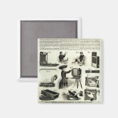 Nieuwe fotografische apparaten magneet (Voorkant / Achterkant)