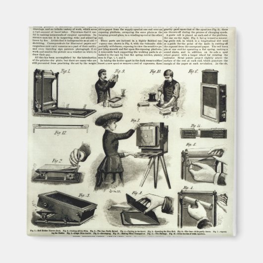 Nieuwe fotografische apparaten magneet (Voorkant)