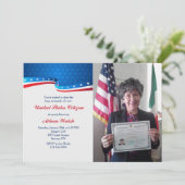 Nieuwe fotouitnodiging van de Amerikaanse Citizen  Kaart (Staand voorkant)
