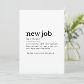 Nieuwe functieomschrijving – Grappige Motivatie ty (Staand voorkant)