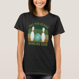 Nieuwe Funny Ten Pin Bowlers Team Pin Hoofden B T-shirt