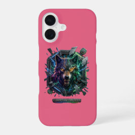 Nieuwe futuristische robotachtige jager iPhone 16 hoesje