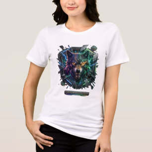 Nieuwe futuristische robotachtige jager Tri-Blend shirt