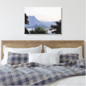 Nieuwe Gebieden Hong Kong Canvas Afdrukken (Insitu (Slaapkamer))