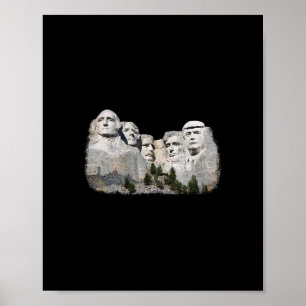Nieuwe Geboorte Van Vrijheid President Donald Trum Poster