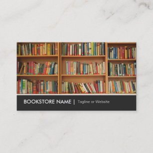Nieuwe gebruikte boekhandelbibliotheek - Afbeeldin Visitekaartje