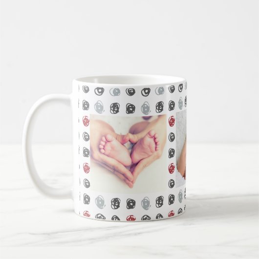 Nieuwe gekwalificeerde vaders aangepaste geboorte- koffiemok (Links)