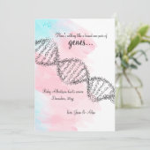 Nieuwe genen zwangerschap aankondiging (Staand voorkant)