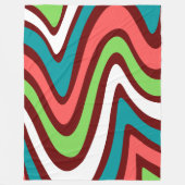 Nieuwe generatie modern  contrast fleece deken (Voorkant)