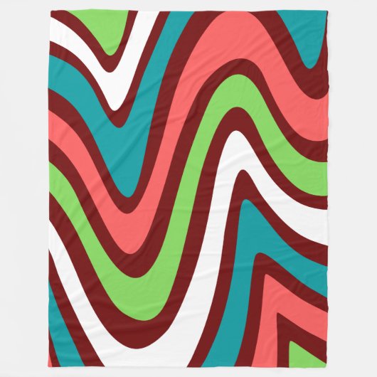 Nieuwe generatie modern  contrast fleece deken (Voorkant)