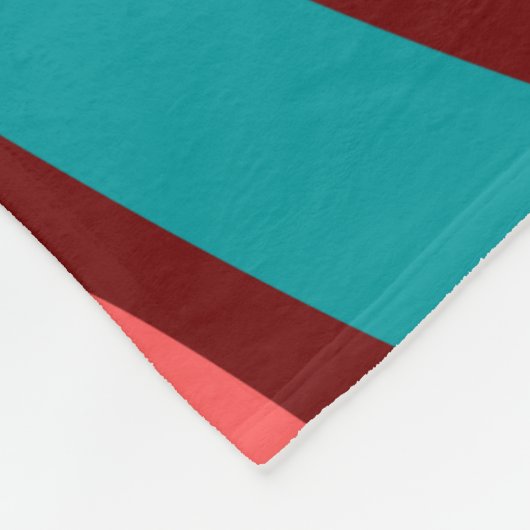 Nieuwe generatie modern  contrast fleece deken (Hoek)