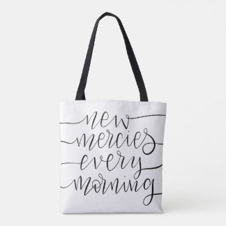Nieuwe genootschappen elke ochtend - Christelijke  Tote Bag