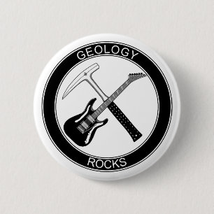 Nieuwe Geologie Rocks Round (alleen)-Button van 20 Ronde Button 5,7 Cm
