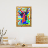 Nieuwe geometrie poster (Keuken)