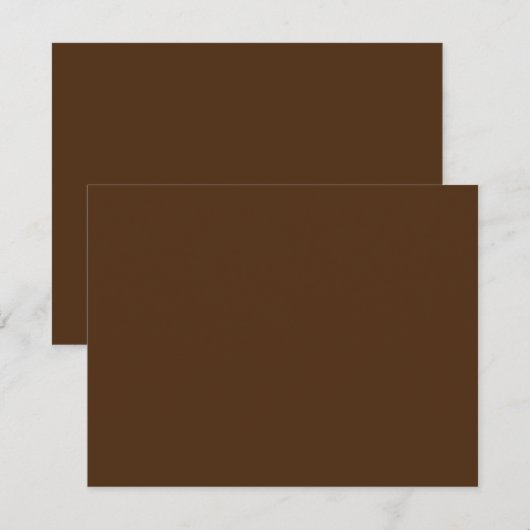 Nieuwe gepersonaliseerde tekst logo platte notitie notitiekaartje (Voorkant / Achterkant)