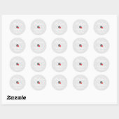 Nieuwe gepersonaliseerde tekst logo stickers (Vel)