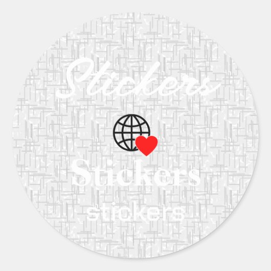 Nieuwe gepersonaliseerde tekst logo stickers (Voorkant)