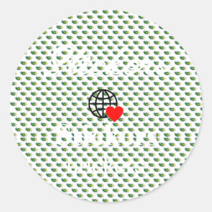 Nieuwe gepersonaliseerde tekst logo stickers