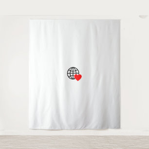 Nieuwe gepersonaliseerde tekst logo wandtapijt wandkleed